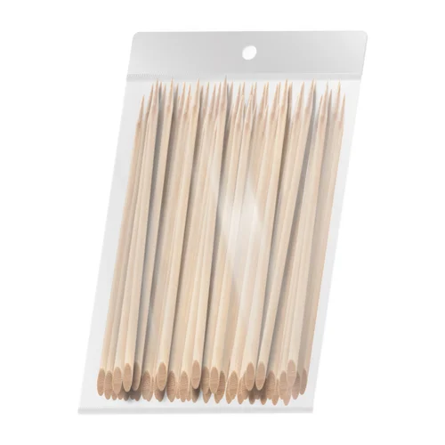 OCHO NAILS medinės apelsinmedžio lazdelės 15 cm, 100 vnt. image 1