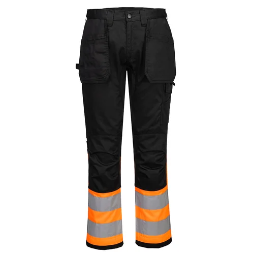 PORTWEST CD858 Darbo kelnės 46 Orange/Black image 3