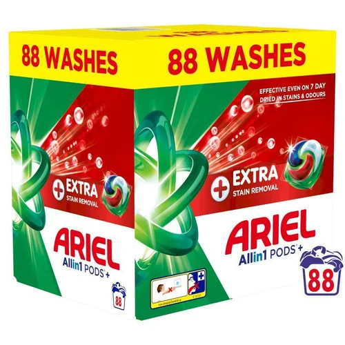 Ariel Extra Stain Removal kapsulės, 88 vnt. image 1