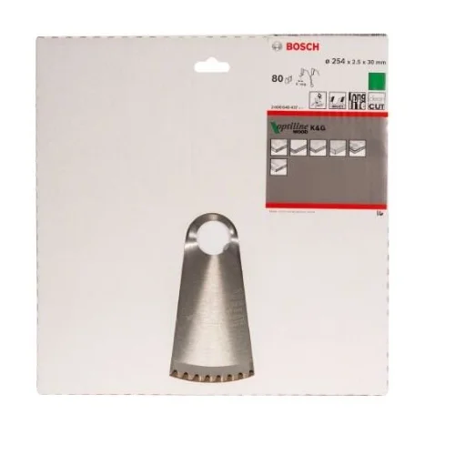 Bosch Pjovimo diskas medienai 254x30x80 2608640437 image 2