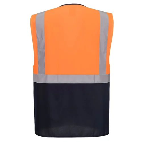 PORTWEST ES076 darbo liemenė – M, Orange/Navy image 2