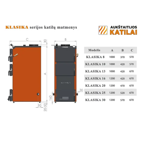 Katilas KLASIKA 8 8 kW image 3