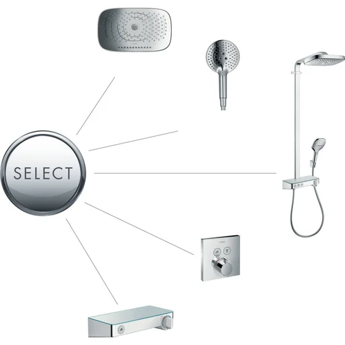 Rankinis dušas Hansgrohe Raindance Select S, 120 3jet, bronza, 26530140 image 2