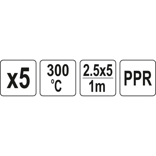 YATO Plastiko suvirinimo juostų rinkinys 2.5x5mm 1m image 3