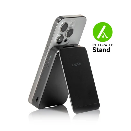 mophie Essentials Magnetic belaidė išorinė baterija 10000 mAh Juoda image 2