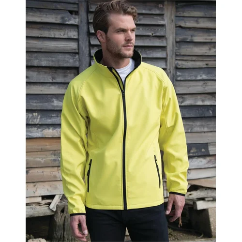 R231M Softshell striukė nuo vėjo ir lietaus – XL, Charcoal/Black image 3