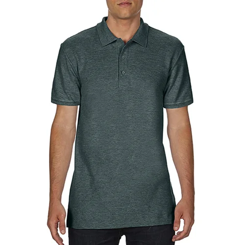 Gildan 64800 polo marškinėliai S Dark Heather image 3