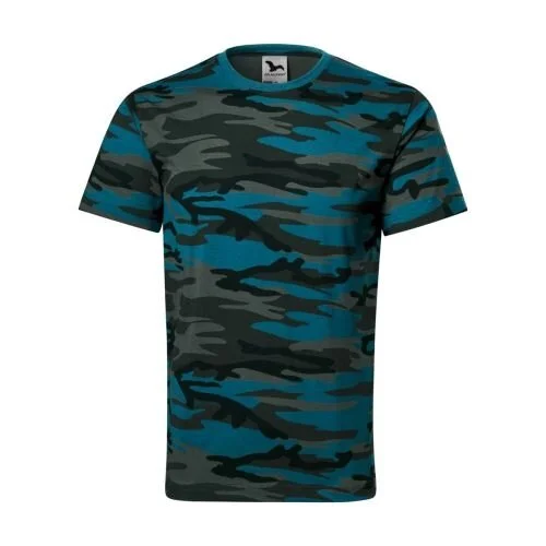 Vyriški Malfini 144 kamufliažiniai marškinėliai - 3XL, camouflage petrol image 1