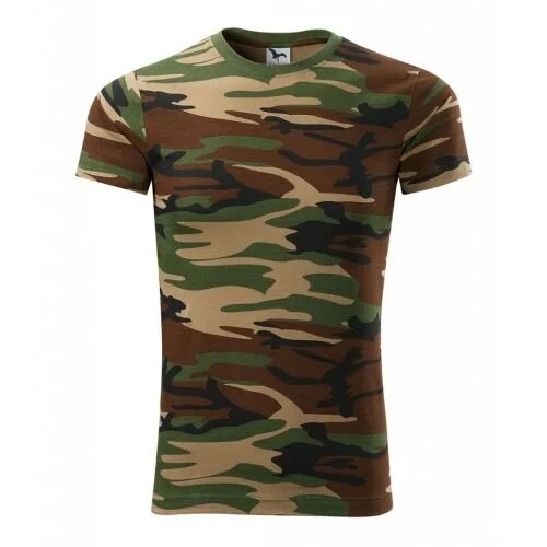 Vyriški Malfini 144 kamufliažiniai marškinėliai - 3XL, camouflage petrol image 2