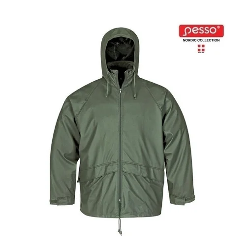PESSO GPU803 Neperšlampantis kostiumas nuo lietaus 2XL tamsiai žalias image 2