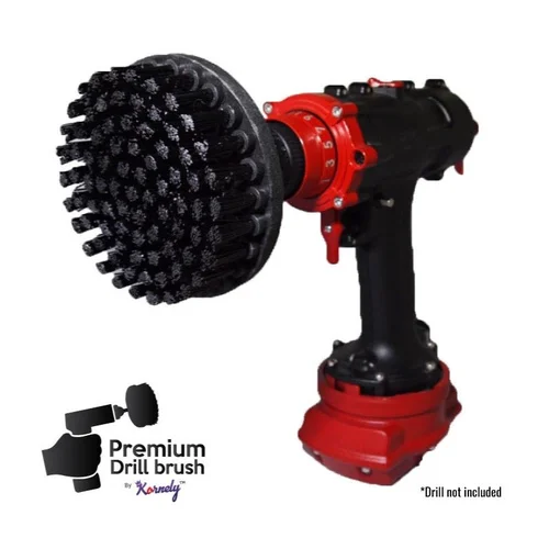 Kornely NEMO Premium Drill Brush juodas, 13 cm image 2