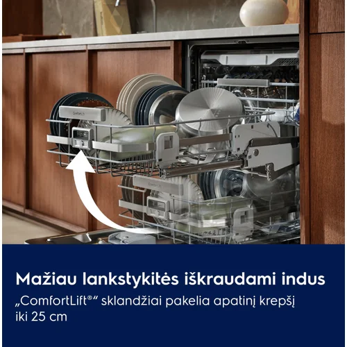 Electrolux KL82A505S 60 cm įmontuojama indaplovė, 800 serija image 3