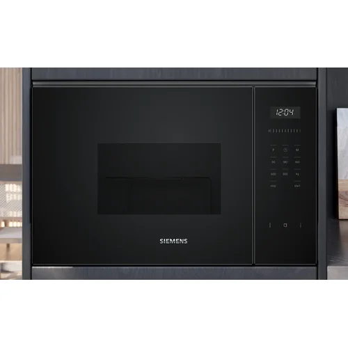 Siemens iQ500 BF525LMB1, 20 l Juoda įmontuojama mikrobangų krosnelė image 3