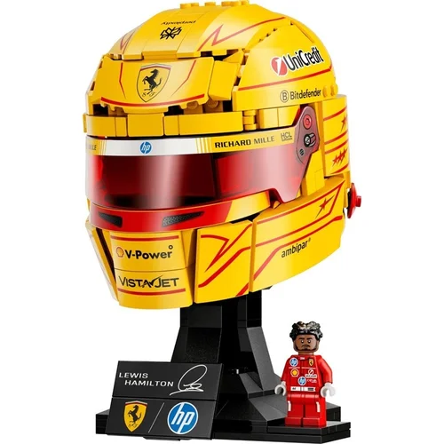 LEGO Scuderia Ferrari HP Lewis Hamilton Helmet image 2