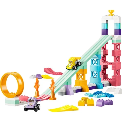 LEGO DUPLO 10478 3-in-1 Kūrimo Rampa su Transporto Priemonėmis image 2