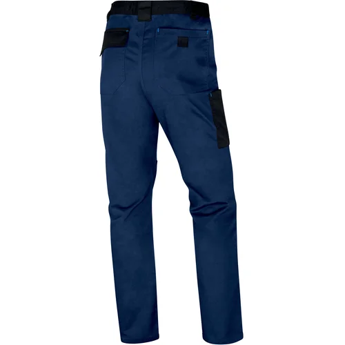 DELTAPLUS M2PW3 darbo kelnės 100 % medvilniniu pamušalu 3XL Grey-Orange image 2