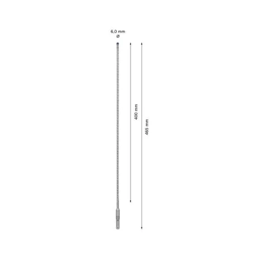 Bosch SDS-plus grąžtas betonui 6x400x465 mm image 3