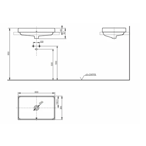 Praustuvas TOTO Vessel CS LW1716WH image 3