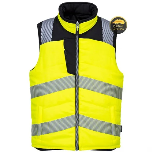 BoSafety VS-CAN-C1-0402 dvipusė liemenė XS Hi-Vis Yellow/Black image 1
