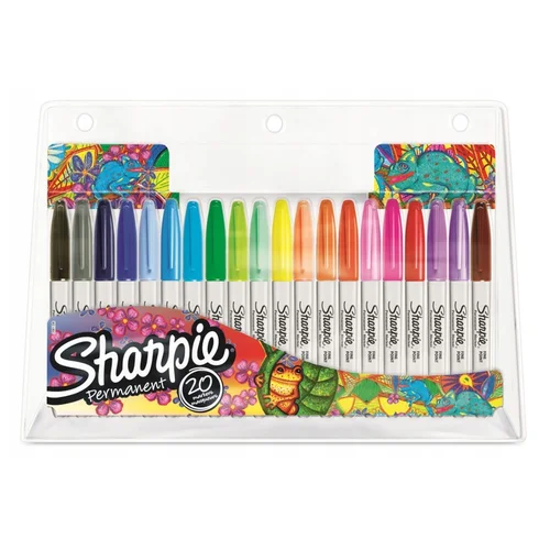 Sharpie markerių rinkinys 20 vnt. FINE 1 mm image 1