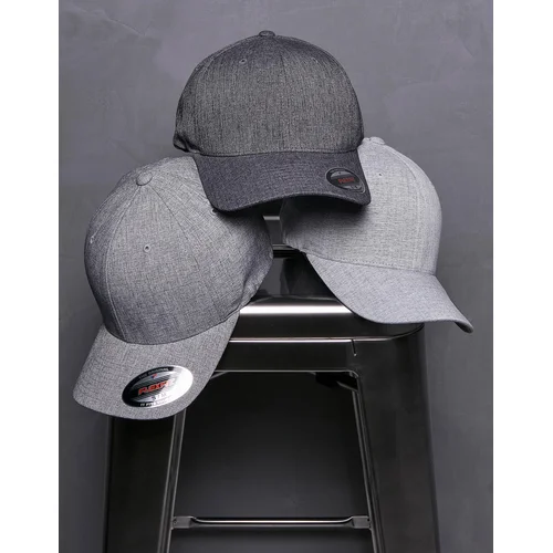 Kepuraitė Flexfit 6350 su snapeliu S/M Melange Dark Grey image 2
