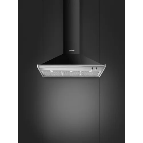 SMEG KD100HNE Kamino tipo sieninis 100 cm Juoda image 2