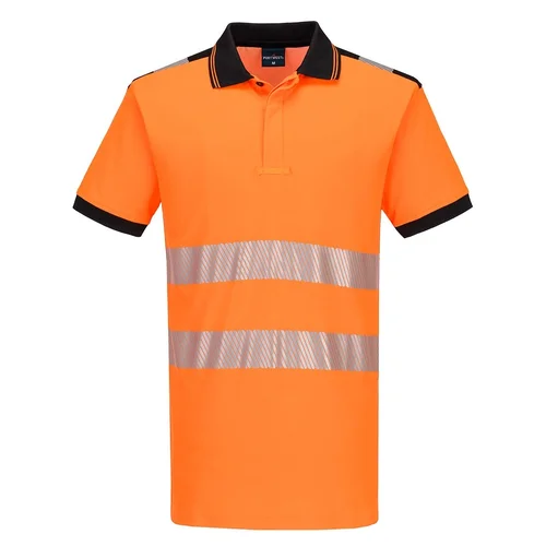 PORTWEST PW317 polo marškinėliai trumpomis rankovėmis XL Orange/Black image 3