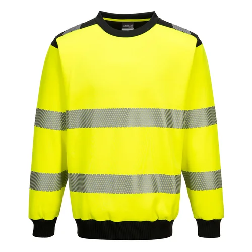 Portwest PW379 sportinis džemperis XXL, Yellow/Black image 2