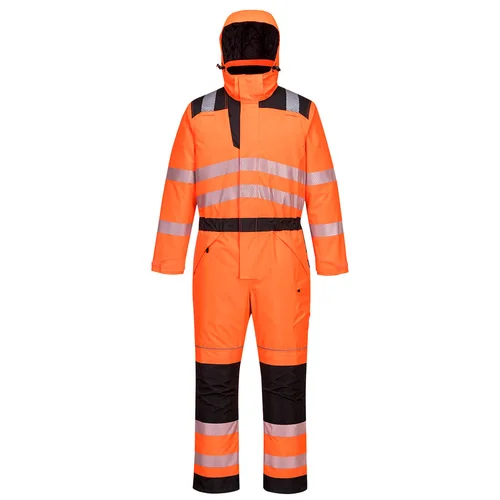 PORTWEST PW352 žieminis matomumo kombinezonas XXL Orange/Black image 1