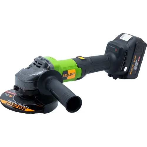 ProCraft PGA20bb akumuliatorinis kampinis šlifuoklis 125 mm image 1