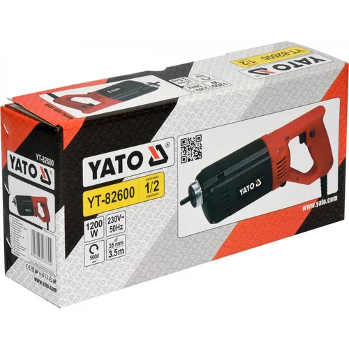 Yato YT-82600 giluminis betono vibratorius 1200W 3m/35mm image 3