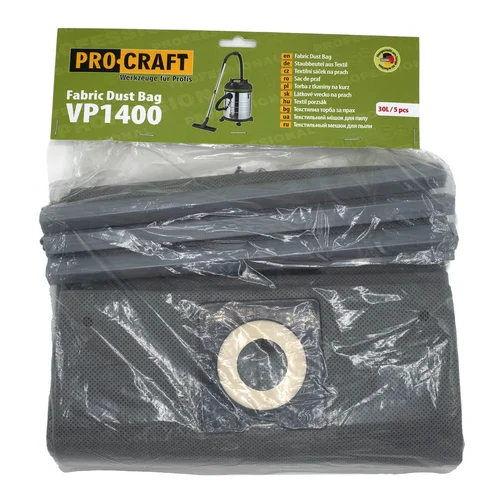 ProCraft SVP1400 Tekstilinis 30 L dulkių maišelis image 1