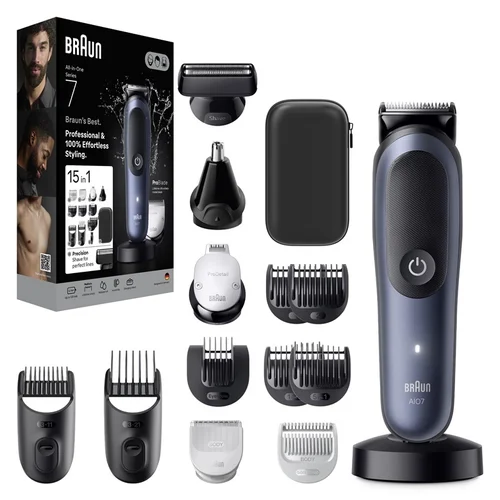Braun AIO7580 Daugiafunkcis kūno ir veido skustuvas Mėlyna image 3