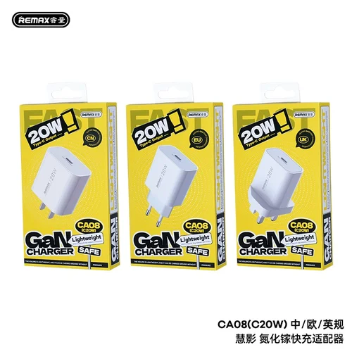Remax CA08 20W USB-C Įkroviklis Baltas image 2