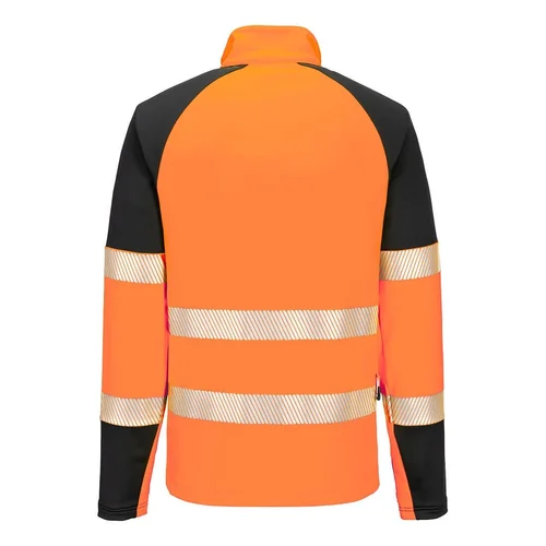 PORTWEST T172 džemperis su 1/4 užtrauktuku XL Orange/Black image 2