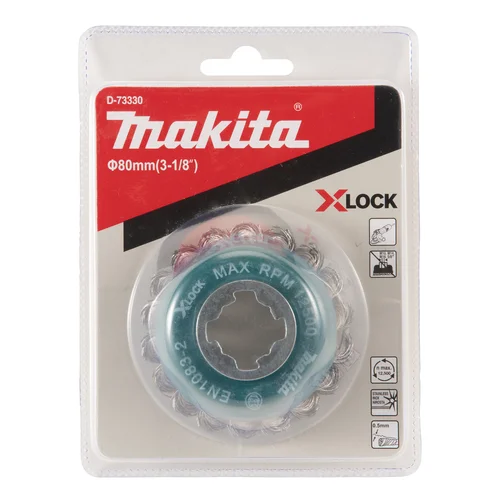 Makita D-73330 Vielinė šlifavimo taurė, Ø 80 mm, X-LOCK image 3