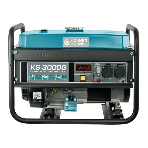 Könner&Söhnen KS 3000G benzininis-dujinis generatorius, 3.0 kW image 2