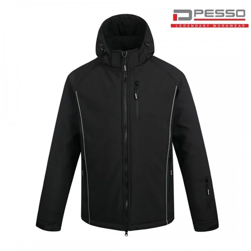 PESSO OTAVAJ Softshell striukė Juoda M image 2