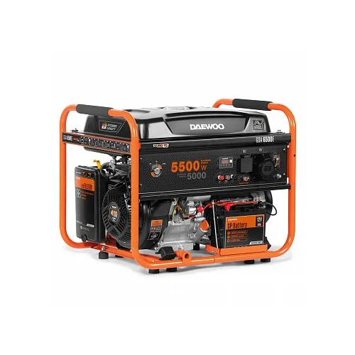 Benzininis generatorius DAEWOO GDA 6500E, 5.0 kW, 390 cm³ image 1