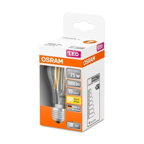 OSRAM LED lemputė A60, E27, 7,5 W, 1055 lm, 2700 K image 2