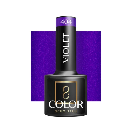 OCHO NAILS Violet 404 hibridinis nagų lakas, 5 g image 1