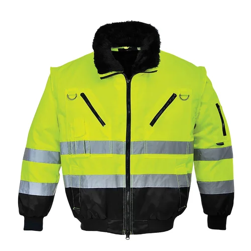 PORTWEST PJ50 Pilot striukė trys viename – XXXL, Yellow/Black image 2