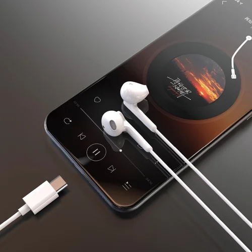 Dudao X3C USB-C ausinės Baltos image 2