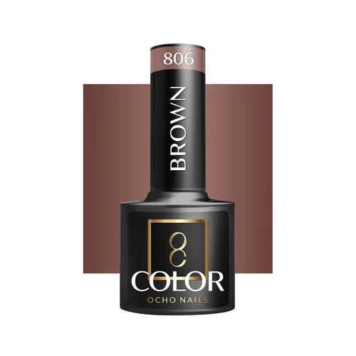OCHO NAILS Brown 806 hibridinis lakas 5 g image 1