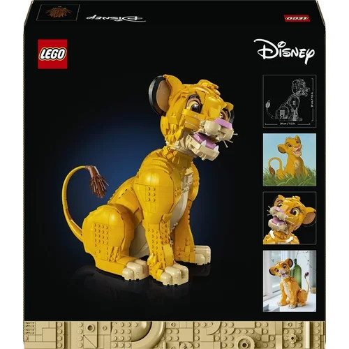 LEGO Disney Jaunasis liūtas karalius Simba 43247 image 2