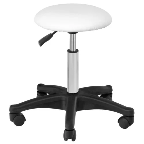 Activeshop AM-312 kosmetologinė kėdutė balta image 1