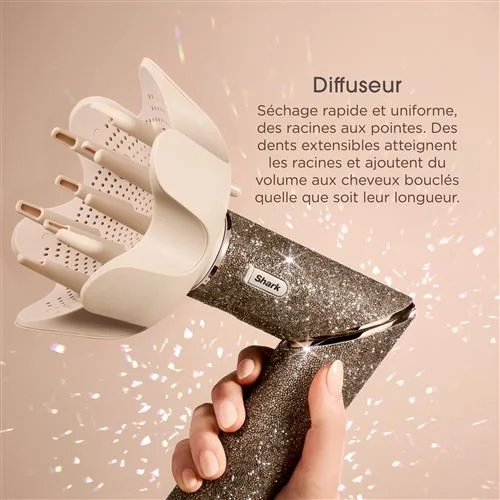 Shark FlexStyle Sparkle Champagne Diamond Limited Edition 5-in-1 Aukso HD446JSEU image 2