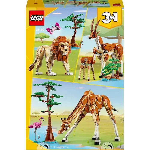 LEGO Creator 3in1 Laukiniai safario gyvūnai 31150 image 2