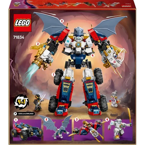 LEGO® Ninjago Zane's Ultra Combiner Mech, 1187 vnt. image 2