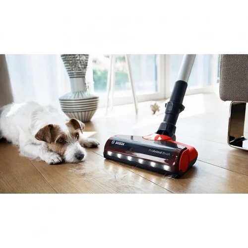 Įkraunamasis dulkių siurblys BOSCH BCS711PET, Raudona image 2